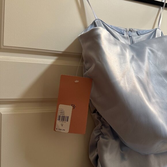 Anthropologie BHLDN Selena Strapless Stretch Satin Midi Dress - NWT. Size M. - Picture 5 of 5